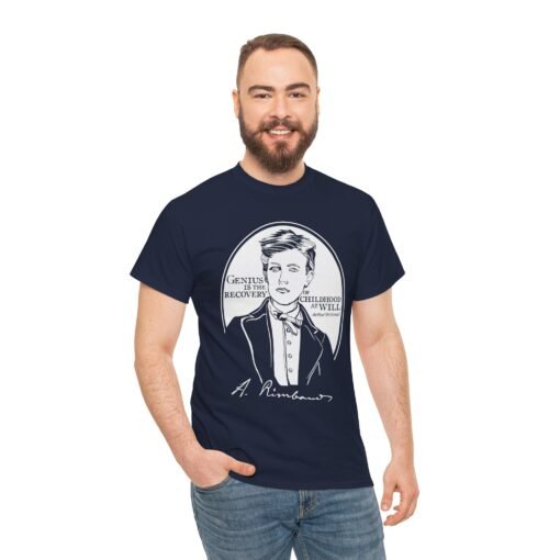 🎨🧠 Arthur Rimbaud Unisex T-Shirt – Genius Never Grows Old - Image 5