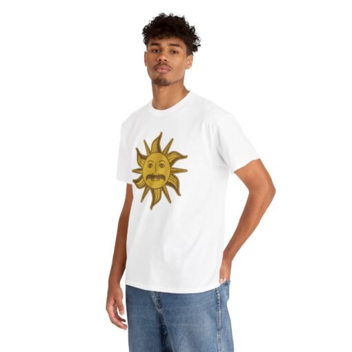 🌞 King Arthur’s Sun Emblem Unisex T-Shirt – Comedy, Majesty, Cotton - Image 5