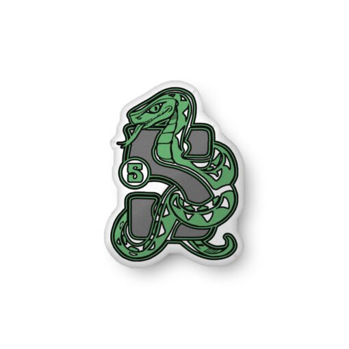 🐍 House of Snake Custom Shaped Throw Pillow – Cunning Comfort in Every Curve - Image 3