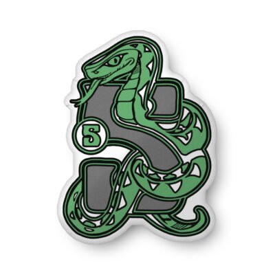 🐍 House of Snake Custom Shaped Throw Pillow – Cunning Comfort in Every Curve