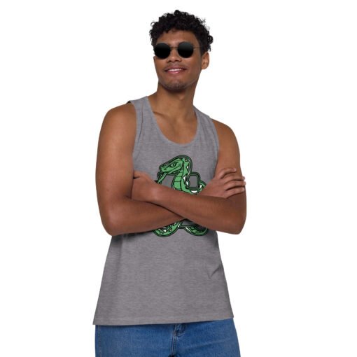 🐍 House of Snake Men’s Premium Tank Top – Cunning Comfort for the Clever and Ambitious - Image 4
