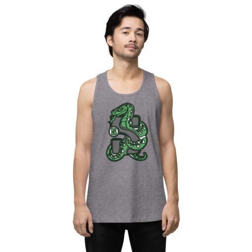 🐍 House of Snake Men’s Premium Tank Top – Cunning Comfort for the Clever and Ambitious - Image 5