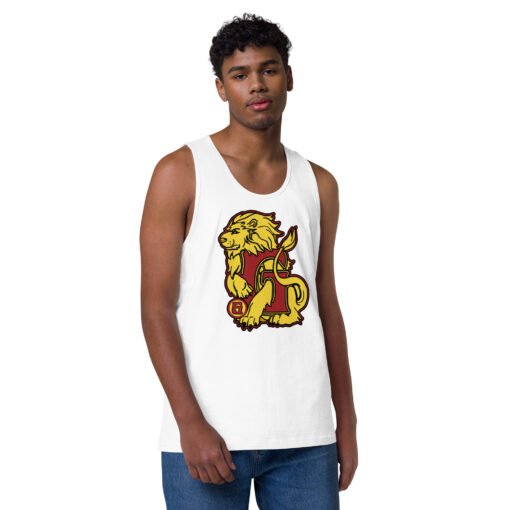 🦁 House of Lion Men’s Premium Tank Top – Bold Moves, No Sleeves Required - Image 5