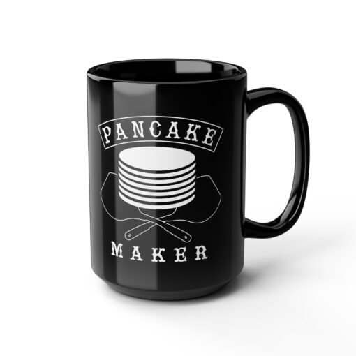 🥞 Pancake Maker Black Mug – Powered by Flapjacks & Sass - Image 12