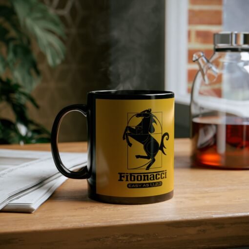 🏎️☕ Fibonacci Horsepower Black Mug – Precision Meets Speed - Image 6