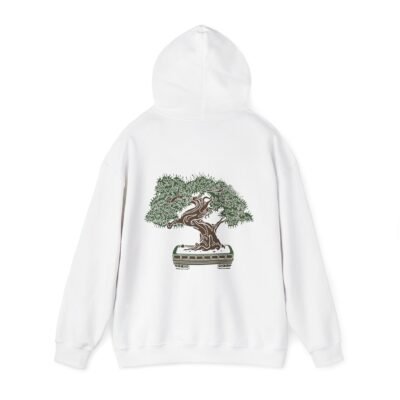 🌳 Bonsai Tree Unisex Hoodie – Calm, Rooted, and Ready to Wear