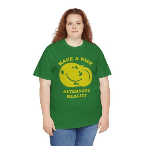 😊🌀 Alternate Reality Unisex T-Shirt – Smiles from Another Dimension - Image 5