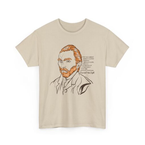 🎨🌟 Van Gogh Wisdom Unisex T-Shirt – Greatness in Every Stroke