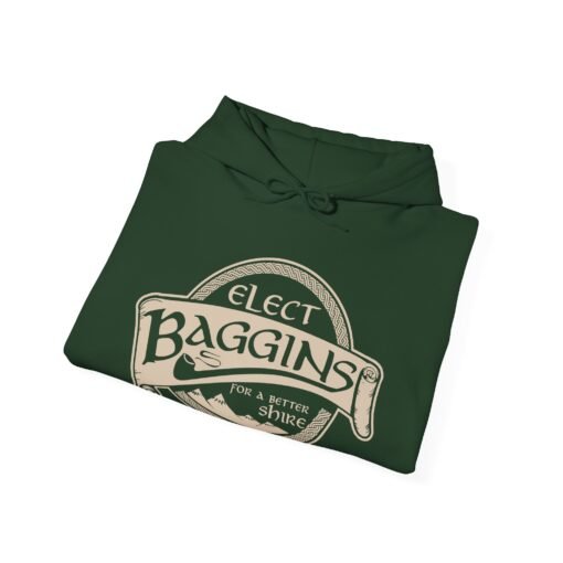 🌿 Elect Baggins for The Shire Unisex Hoodie – Cozy Gear for Campaigning Hobbits - Image 3
