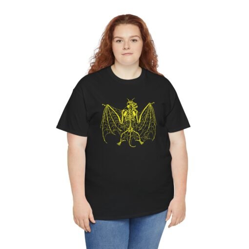 🦇🕸️ Bone-Winged Bat Unisex T-Shirt – Webbed in Darkness - Image 6
