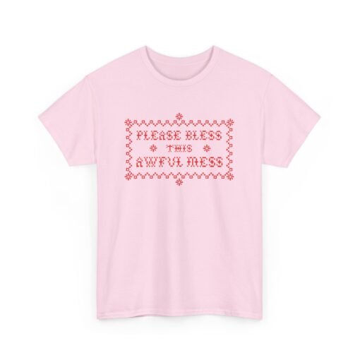 🧵😅 Please Bless This Awful Mess Unisex T-Shirt – Cross-Stitched Chaos, Worn with Pride - Image 21