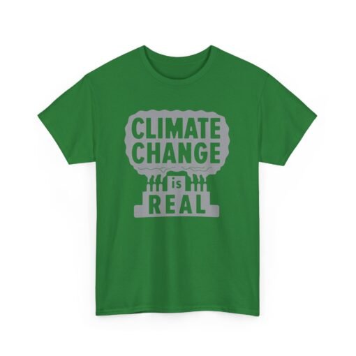 🌍💨 Climate Change Is Real Unisex T-Shirt – A Message in the Smoke - Image 15