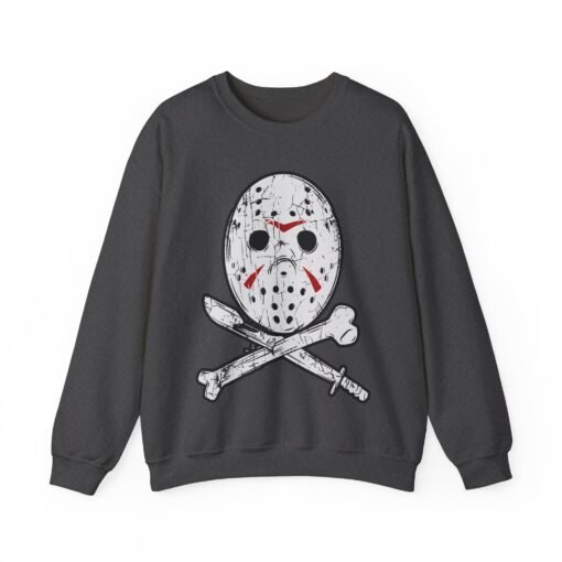 🏴‍☠️🔪 Camp Slasher Unisex Sweatshirt – Classic Horror, Killer Comfort - Image 9