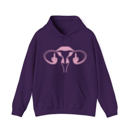 🖕🩷 Ovaries with Middle Fingers Unisex Hoodie – Fierce, Loud, and Unapologetically You - Image 14