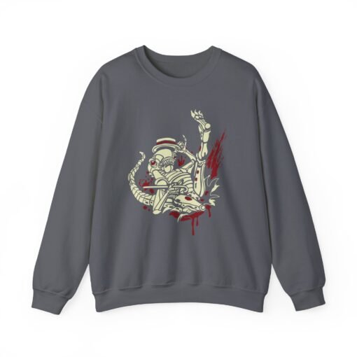 👶👽 Dancing Baby Xenomorph Unisex Sweatshirt – Alien Moves, Earthly Comfort - Image 16