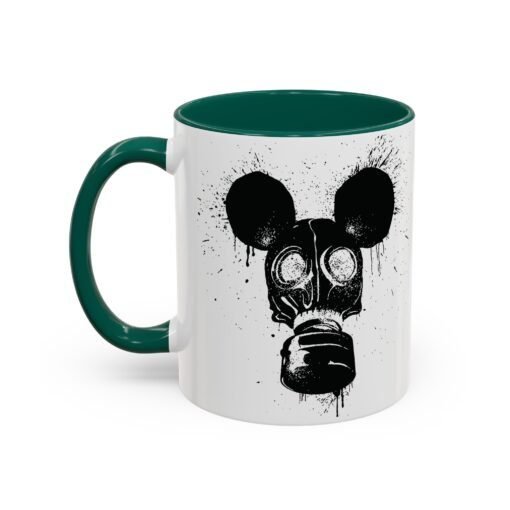 🐭☣️ Gas Mask Mouse Accent Mug – Sip with a Side of Strange - Image 28