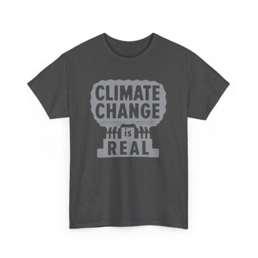 🌍💨 Climate Change Is Real Unisex T-Shirt – A Message in the Smoke - Image 17