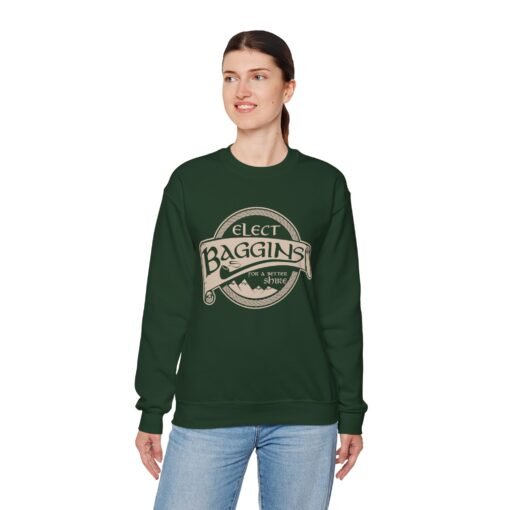 🌿 Elect Baggins for The Shire Unisex Sweatshirt – Campaign in Comfort - Image 7