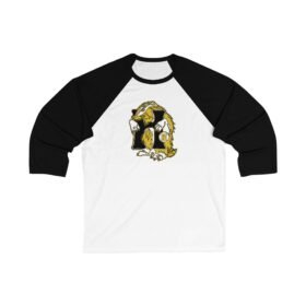 🦡💛 House of Badger Unisex Raglan T-Shirt – Loyalty with a Laid-Back Twist