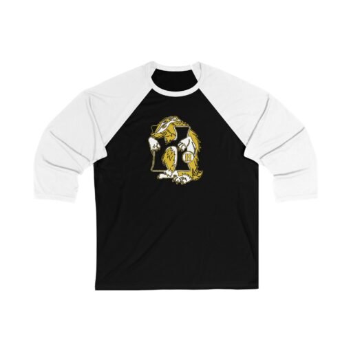 🦡💛 House of Badger Unisex Raglan T-Shirt – Loyalty with a Laid-Back Twist - Image 8
