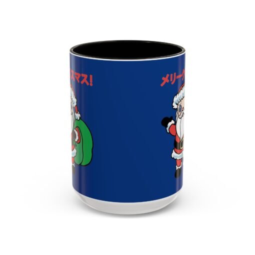 ☕ Kawaii Santa Color Accent Mug – メリークリスマス with Every Sip - Image 25