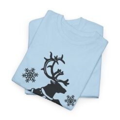 Alternative view of 🦌✨ Flying Branchy Jingle Pony Unisex T-Shirt – Reindeer Ridiculousness at Its Finest