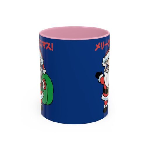 ☕ Kawaii Santa Color Accent Mug – メリークリスマス with Every Sip - Image 21