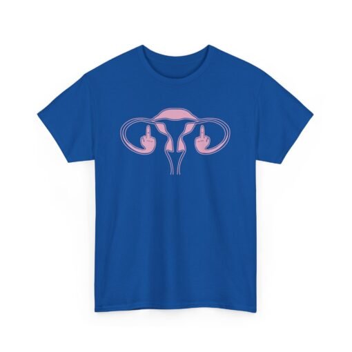 🖕🩷 Ovaries with Middle Fingers Unisex T-Shirt – Bold, Defiant, Unapologetic - Image 15