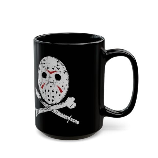 🔪☕ Camp Slasher Black Mug – Brew with a Side of Terror - Image 9
