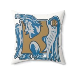 🦅 House of Eagle Faux Suede Pillow – Wisdom Meets Comfort