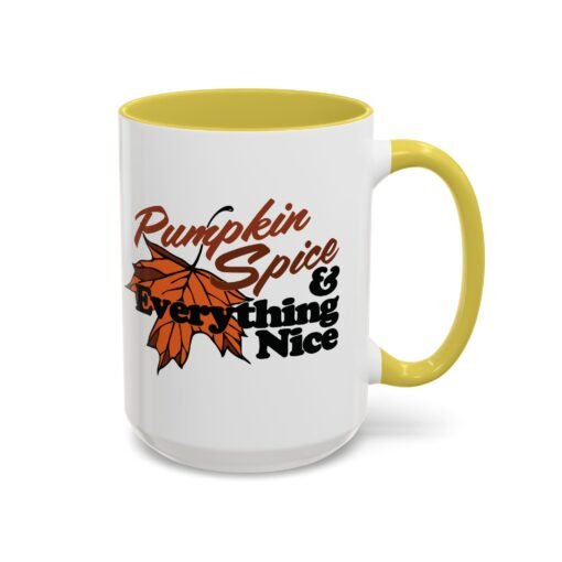 🎃☕ Pumpkin Spice & Everything Nice Accent Mug – Sip into Autumn - Image 42