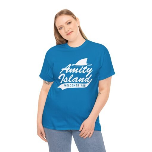 🦈 Amity Island Unisex T-Shirt – Welcomes You (And the Shark Too) - Image 4