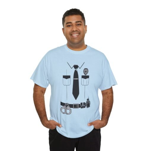 👮‍♂️🚓 Police Officer Costume Unisex T-Shirt – Serve, Protect, and Look Sharp - Image 6