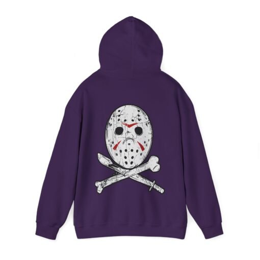 🏴‍☠️🔪 Camp Slasher Unisex Hoodie – Jason’s Jolly Roger Edition - Image 14
