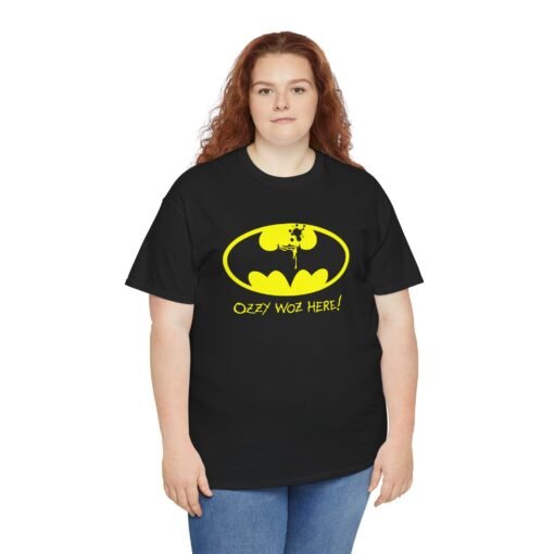 🦇🤘 Ozzy Was Here Unisex T-Shirt – Bat Signal with a Bite - Image 6
