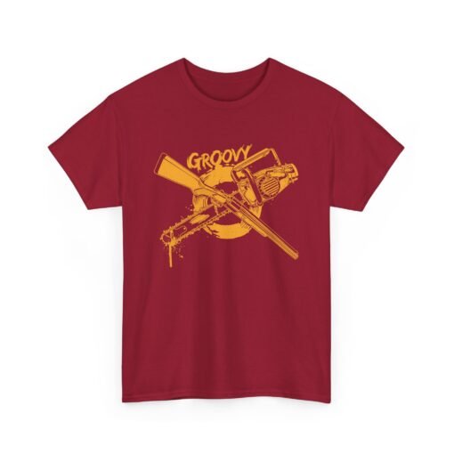 🪓🔫 Groovy Unisex T-Shirt – Hail to the King, Baby - Image 20