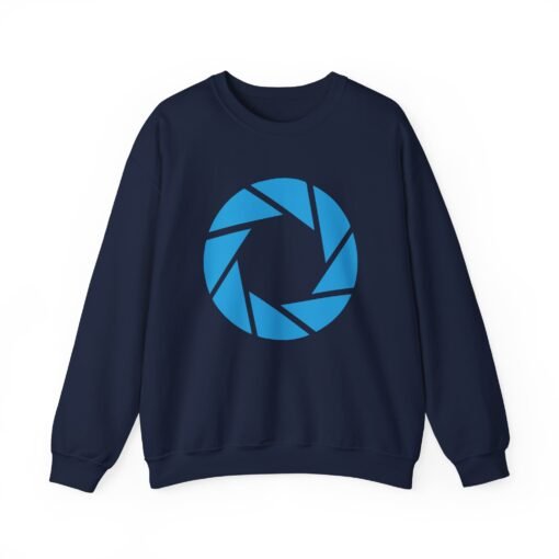 🧪🔷 Aperture Science Unisex Sweatshirt – Comfort for the Testing Elite - Image 4