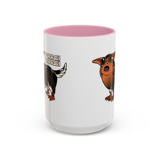 ☕🐶🐧✨ Porgi Corgi Color Accent Mug – Sip with Galactic Cuteness - Image 81