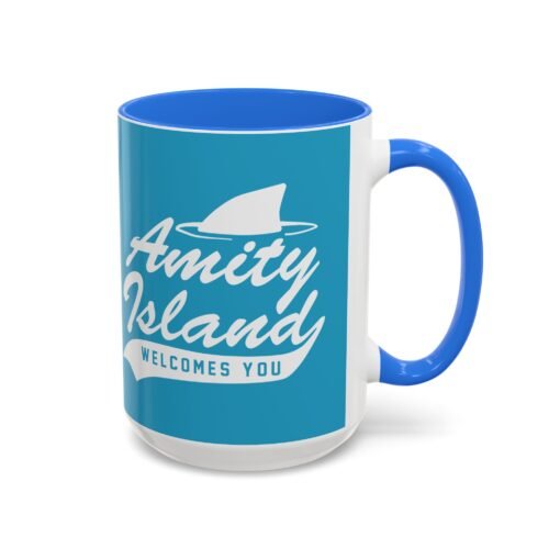 🦈 Amity Island Color Accent Mug – Welcomes You (and the Shark) - Image 34