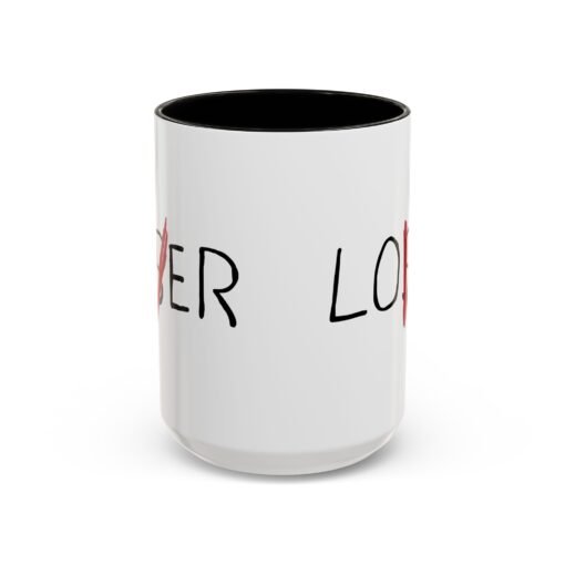 ☕ Loser / Lover Color Accent Mug – One Sip, Two Stories - Image 13