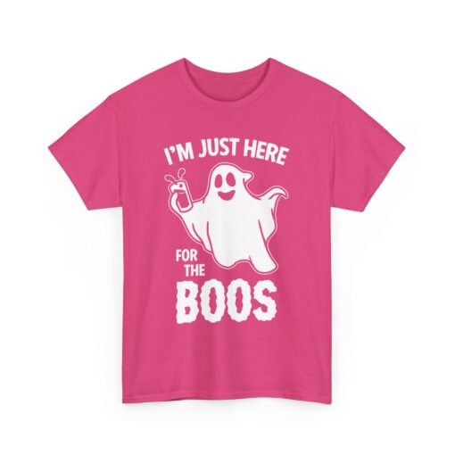 👻🍻 I'm Just Here for the Boos Unisex T-Shirt – Spooky Spirits Welcome - Image 19