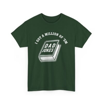 📚😄 Dad Joke Master Unisex T-Shirt – “I Got a Million of ’Em!”
