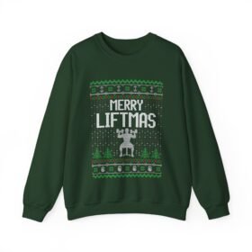 💪🎄 Merry Liftmas Unisex Sweatshirt – Flex Those Festive Gains