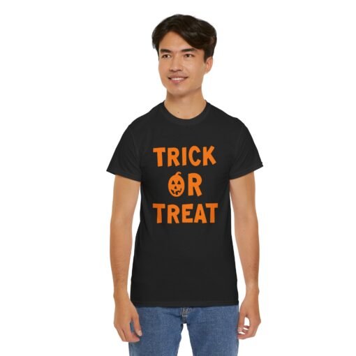 Trick Or Treat | Unisex | Heavy Cotton | T-Shirt | Pumpkin | Halloween | Gift - Image 7