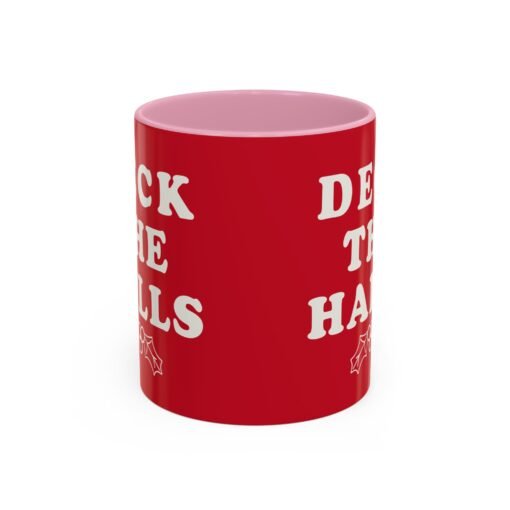 ☕ Deck the Halls Color Accent Mug – Sip Into the Season - Image 17