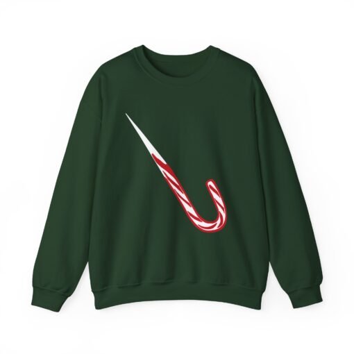 🍭🔪 Candy Cane Shiv Unisex Sweatshirt – Sweet, Sharp & Seriously Festive - Image 10