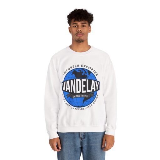 🏢 Vandelay Industries Unisex Sweatshirt – Importing. Exporting. Comfort. - Image 3