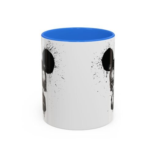 🐭☣️ Gas Mask Mouse Accent Mug – Sip with a Side of Strange - Image 17