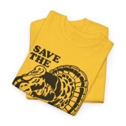 Alternative view of 🦃✋ Save the Turkeys Unisex T-Shirt – Feast-Free Fun with a Side of Sass