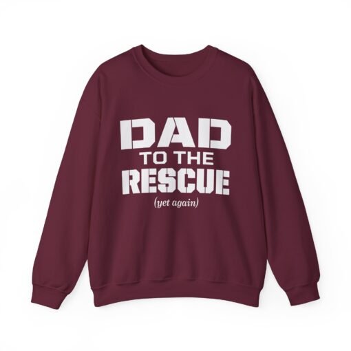 🛠️🦸‍♂️ Dad to the Rescue (Yet Again) Unisex Sweatshirt – Warmth for the Everyday Hero - Image 9